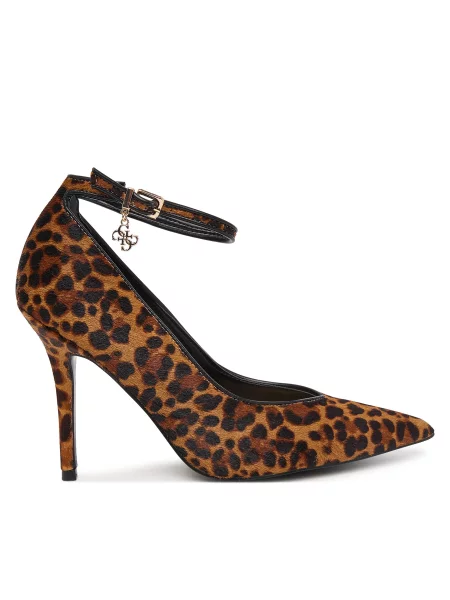 Pantofi cu subțire Guess maro
