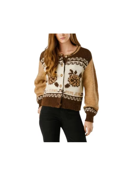 Wielobarwność kardigan Pepe Jeans