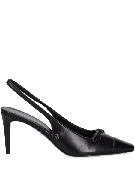 Pantofi cu toc Anine Bing slingback negru