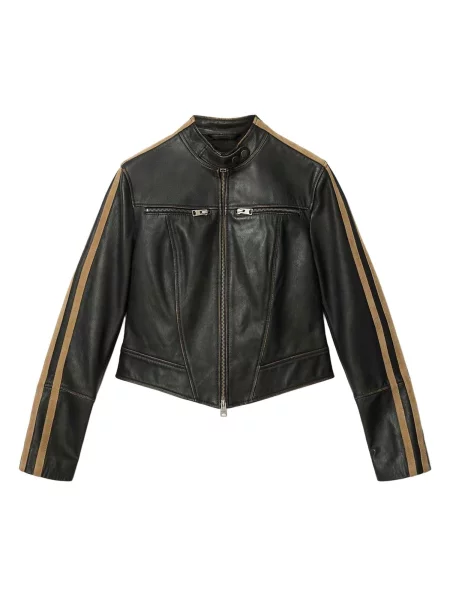 AllSaints Geacă de primăvară-toamnă Tiggy brocart negru