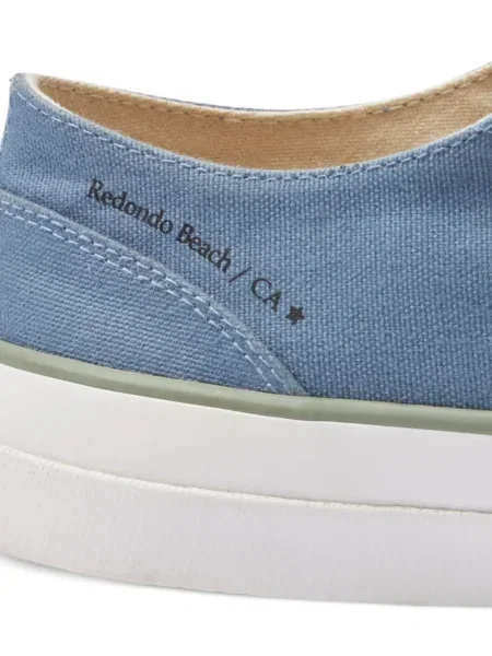 Sneakerși Fortela din canvas albastru