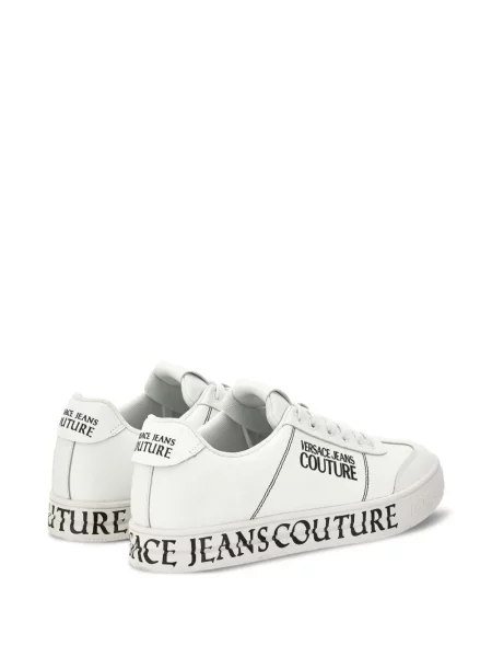 Sneakerși Versace Jeans Couture cu autograf alb