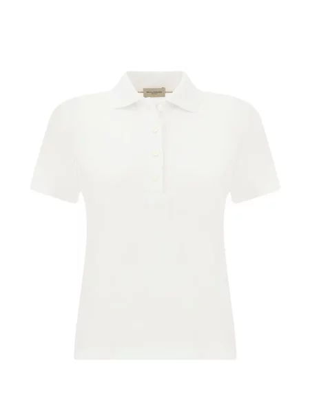 Scurt tricou polo Paul & Shark alb