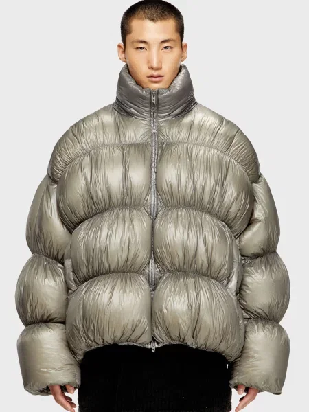 Пуховик Diesel серый