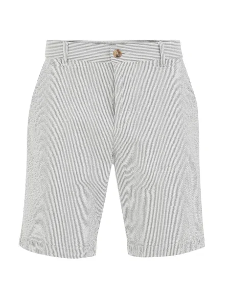 WE Fashion Chino kalhoty safírová bílá