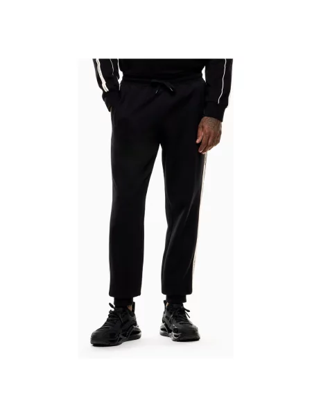 Spodnie dresowe Ea7 Emporio Armani z logo czarne