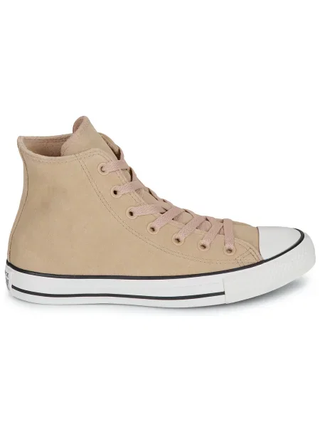 Pantofi Converse din piele de căprioară bej