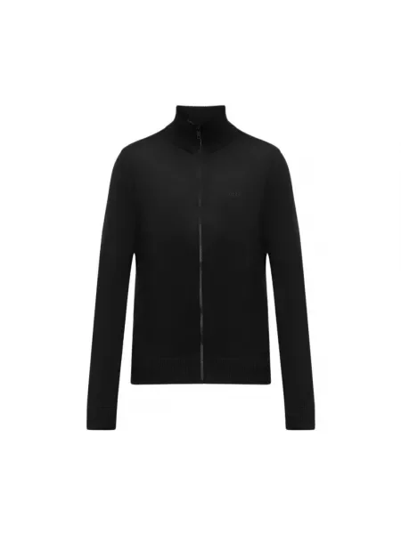 Kardigan Hugo Boss wełniany czarny