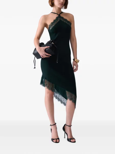 Rochie midi Liu Jo tricotate verde