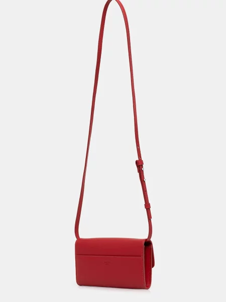 Weekend Max Mara torebka skórzana PEGASO czerwony