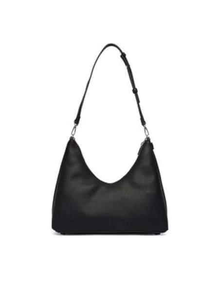 Calvin Klein Torba za čez ramo / srebrna črna