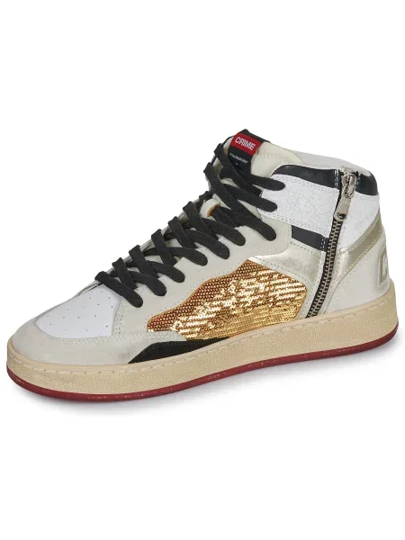 Pantofi Crime London alb