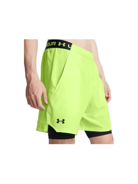 Spodenki sportowe Under Armour z logo zielone