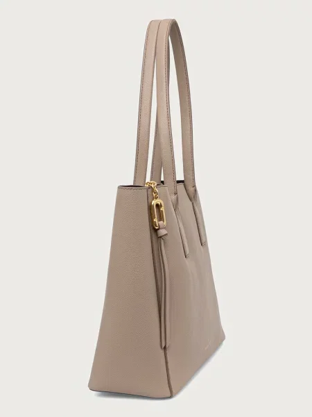 Marc Jacobs De piele geantă shopper Pop J Marc Work Tote bej