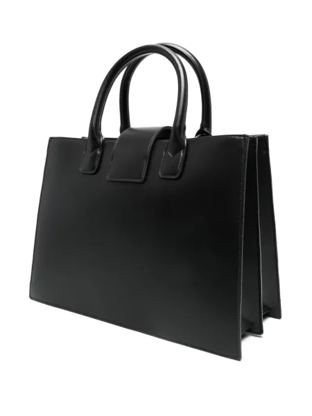 Шопинг чанта Armani Exchange с автограф черно