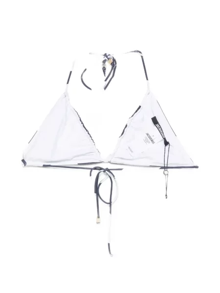 Top Jacquemus cu buline albastru