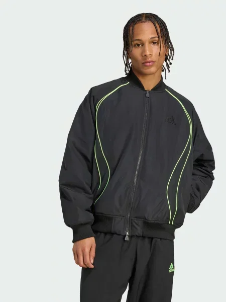 Бомбер Adidas черный