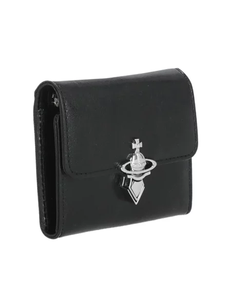 Portfel Vivienne Westwood skórzany czarny