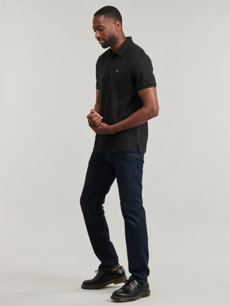 Tricou polo Calvin Klein Jeans negru