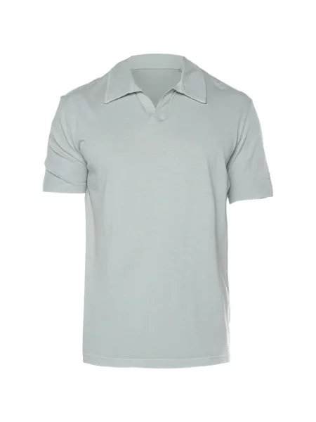 Gulerat tricou polo Ecoalf gri
