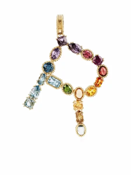 Colier Dolce & Gabbana cu strasuri galben