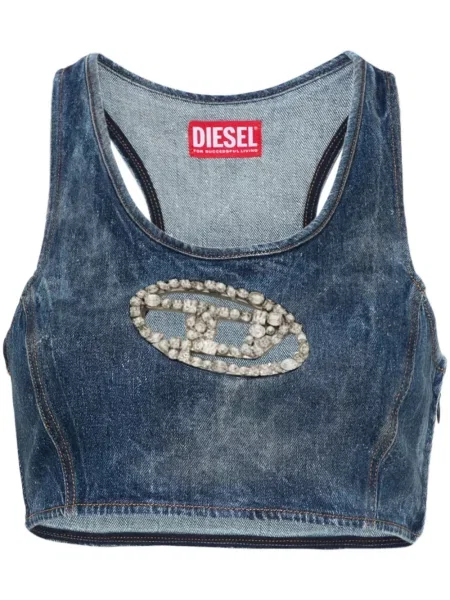 Top Diesel de cristal albastru