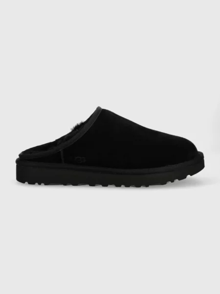 UGG papuci din piele intoarsa M Classic Slip-on negru