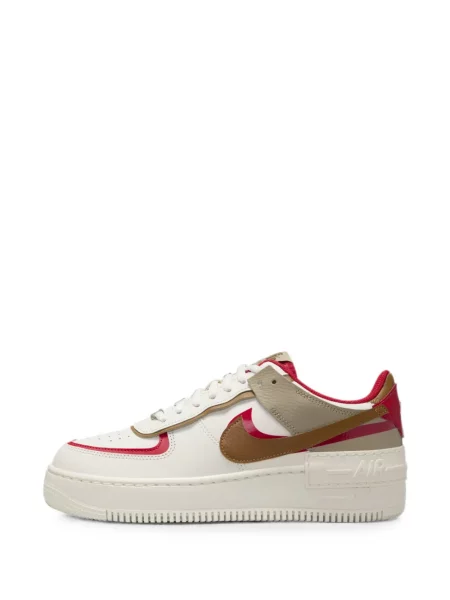 Sneakerși Nike Air Force 1 cu bretele alb