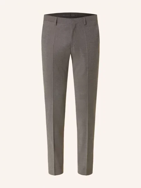 Roy Robson Oblekové Kalhoty Slim Fit light/pastel brown hnědé