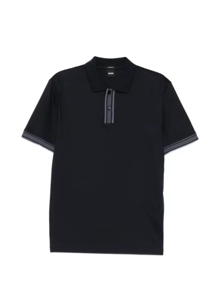 Tricou polo Boss albastru