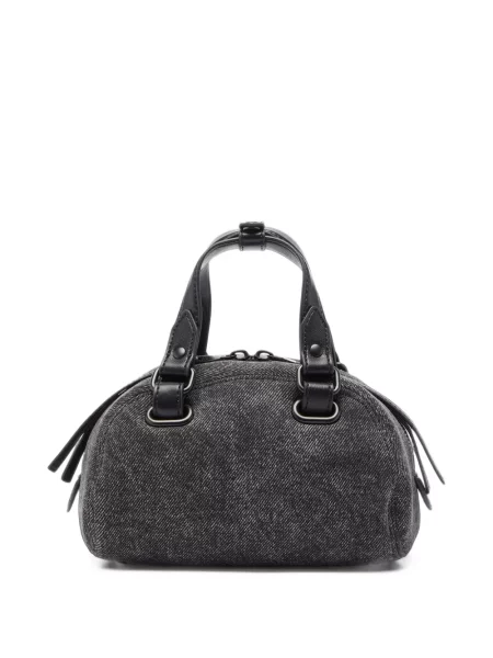 Crossbody taška Diesel sivá