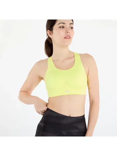 Сутиен Puma Pwrbreathe Run Bra Lemon Sherbert S черно