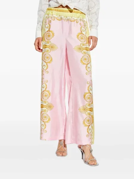 Pantaloni Versace roz