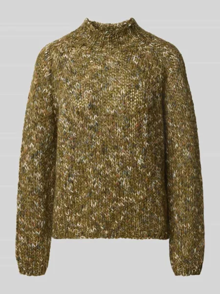 Sweter o kroju regular fit z dodatkiem wełny lana Rich & Royal