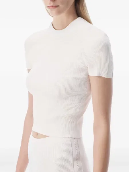 Tricou Alexander Wang cu autograf alb
