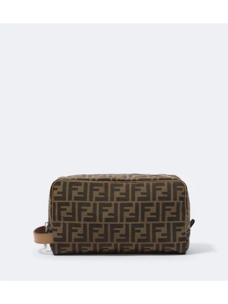 Geantă Fendi din piele maro