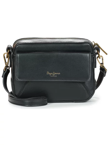 Crossbody torbica Pepe Jeans črna