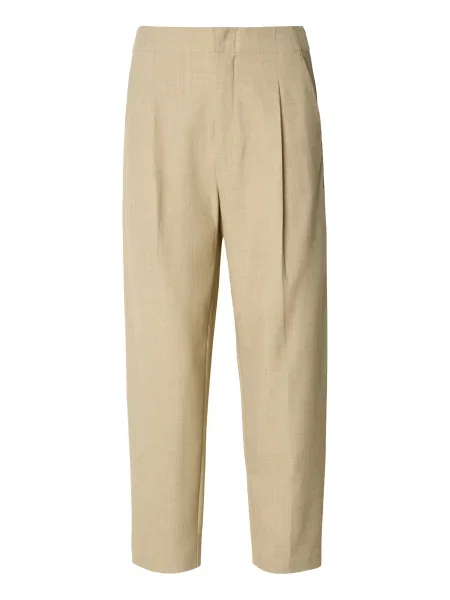 MOS MOSH Pantaloni cu dungă MMLeysa' bej