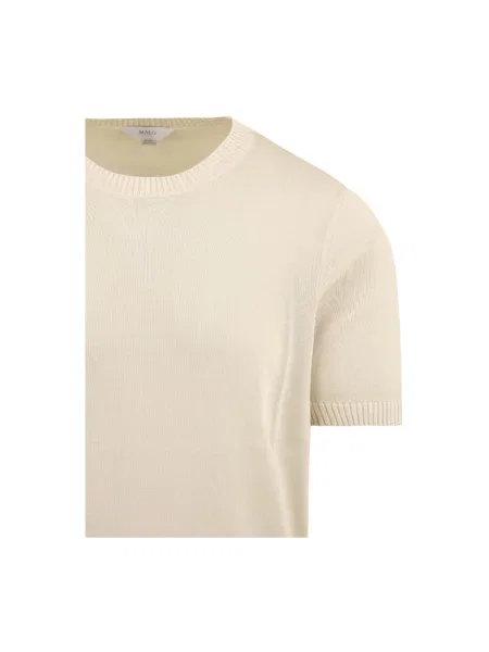 Sweter Malo z krótkim rękawem beżowy