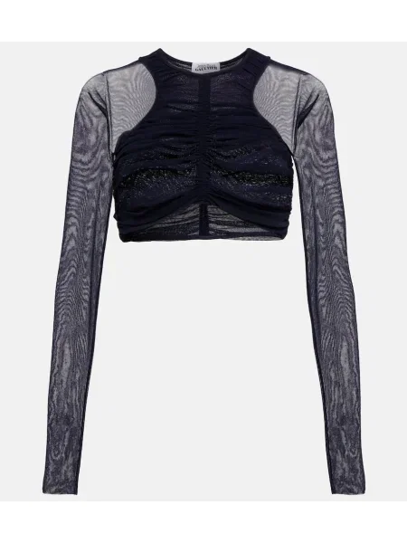 Cropp top Jean Paul Gaultier plasă albastru