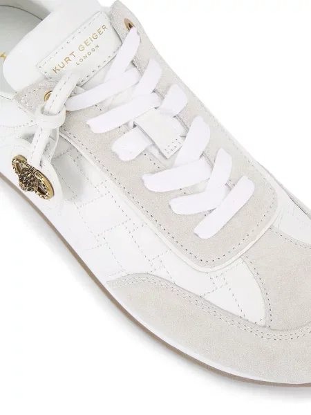 Кожаные кроссовки Kurt Geiger London белые
