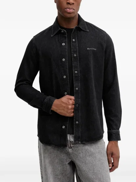 Cămașă Marc O'polo cu broderie gri