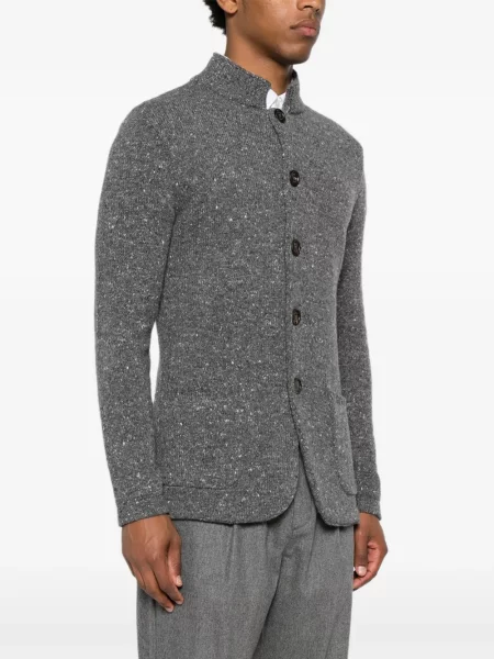 Cardigan Eleventy tricotate gri