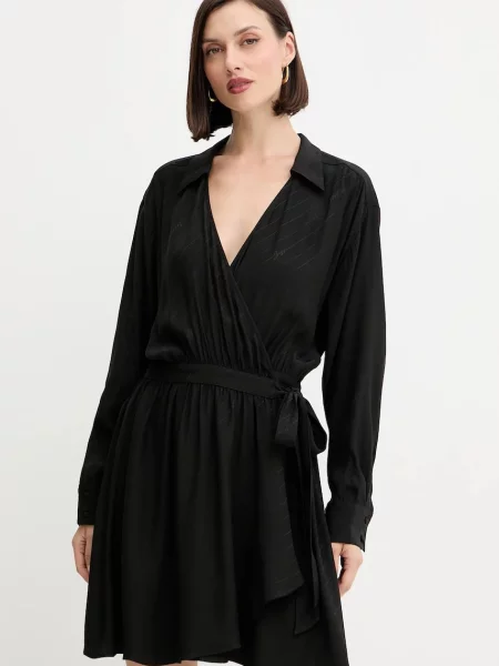 BOSS Orange rochie mini evazați negru