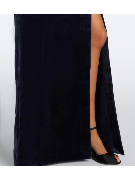 Rochie Rebecca Vallance de catifea albastru