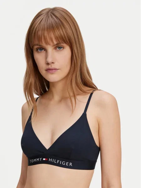 Tommy Hilfiger Gornji del bikini Mornarsko modra bela