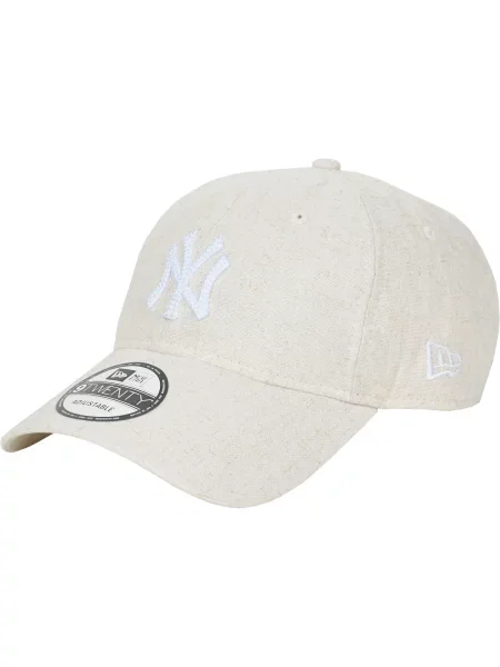 New Era baseball kapa z dodatkom lana LINEN bež