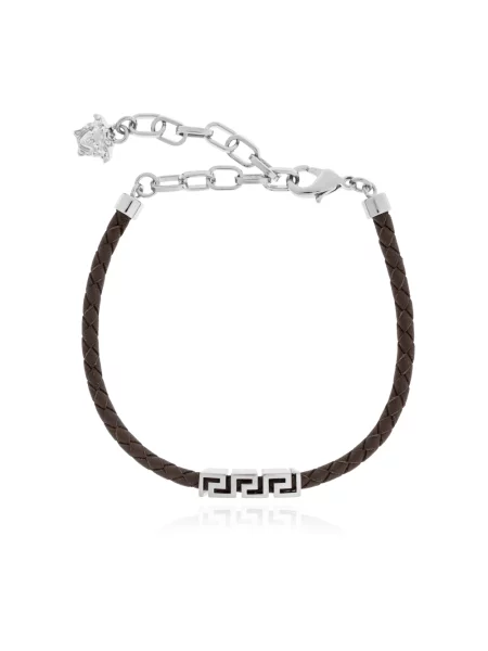 Bransoletka Versace z autografem brązowa