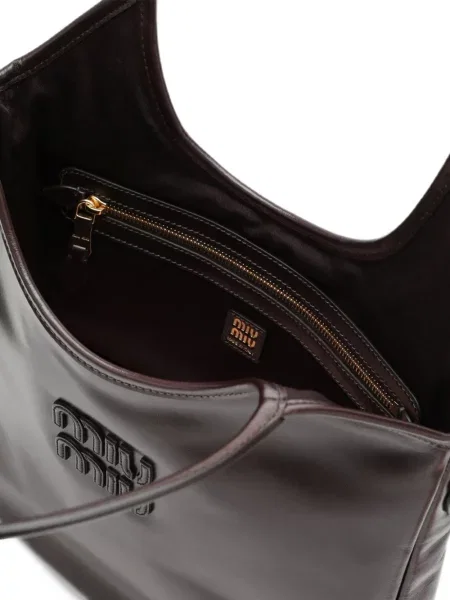 Geantă Miu Miu din piele maro