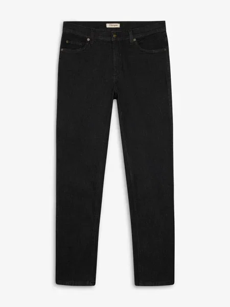 Jeansy regular fit straight czarne